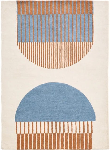 Harmony Pinch Handmade Tufted Wool Carpet - Headshot