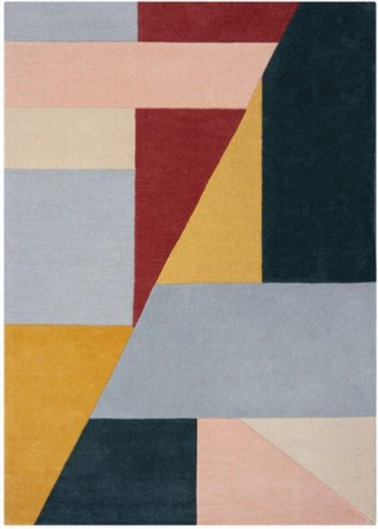 Cocoa Haze Handmade Tufted Wool Carpet - Headshot