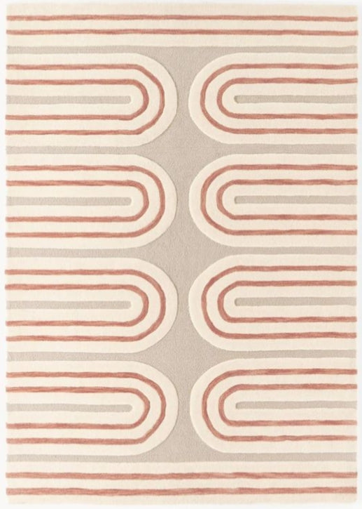 Olive Tint Handmade Tufted Wool Carpet - Headshot