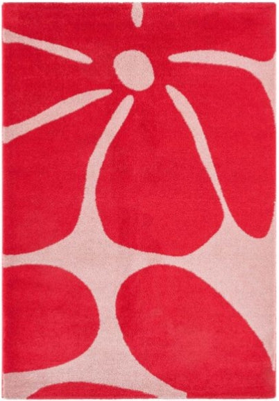 Icy Bloom Handmade Tufted Wool Carpet - Headshot