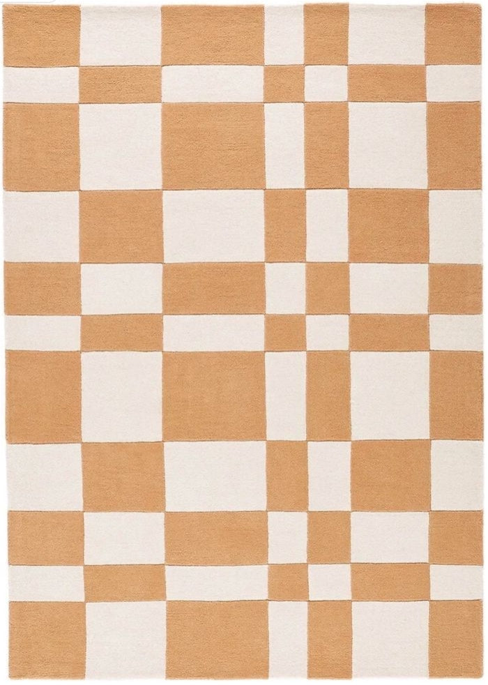 Dusky Glint Handmade Tufted Wool Carpet - Headshot