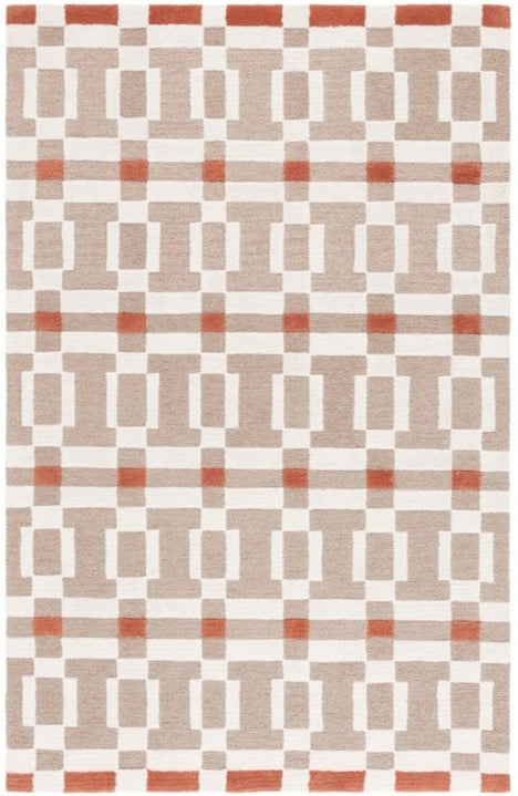 Rust Shine Handmade Tufted Wool Carpet - Headshot