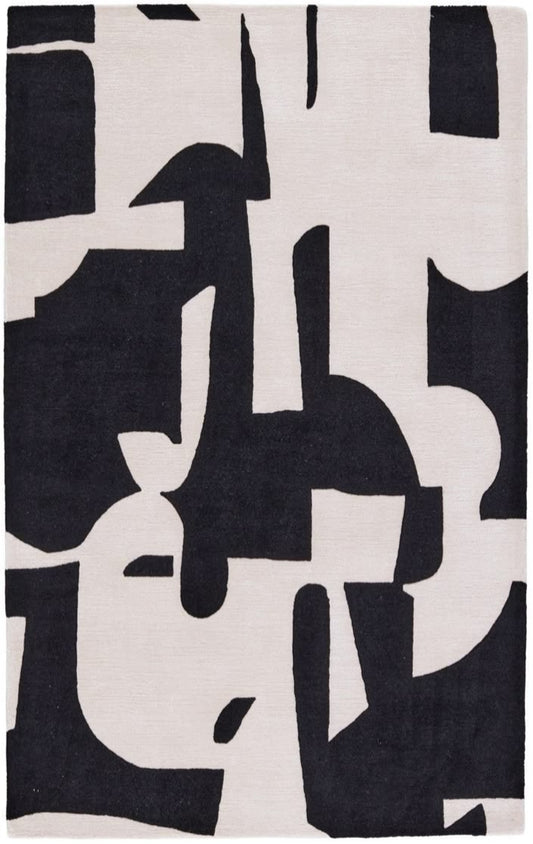Twine Bloom Handmade Tufted Wool Carpet - Headshot