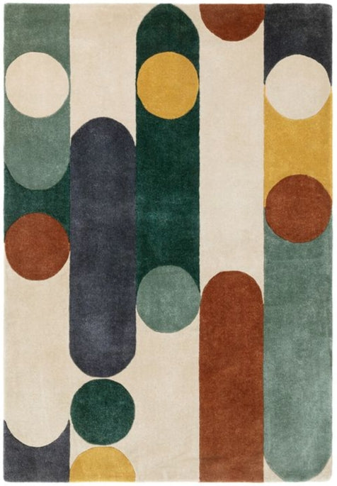 Glimmer Drape Handmade Tufted Wool Carpet - Headshot