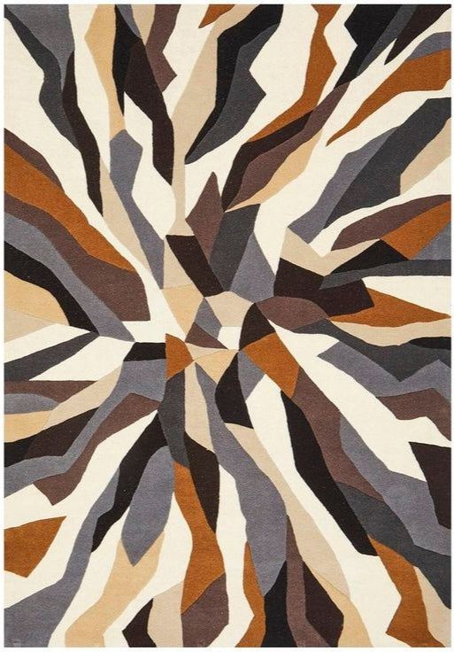 Nest Whirl Handmade Tufted Wool Carpet - Headshot