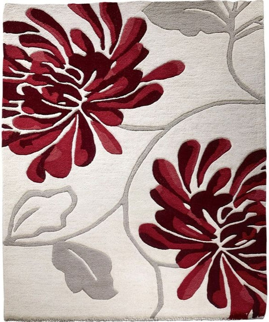 Pearl Vitara Handmade Tufted Wool Carpet - Headshot