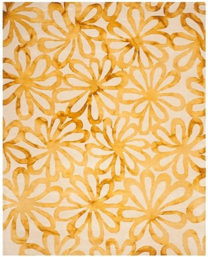 Charm Snow Handmade Tufted Wool Carpet - Headshot