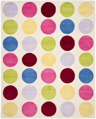 Flame Spot Handmade Tufted Wool Carpet - Headshot