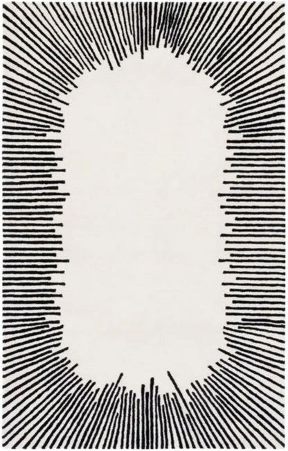 Petal Spance Handmade Tufted Wool Carpet - Headshot