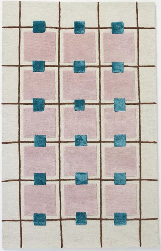Glide Crackle Handmade Tufted Wool Carpet - Headshot