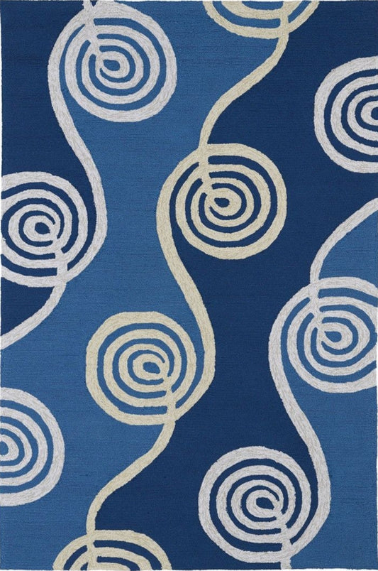 Simply Swirls Handmade Tufted Wool Carpet - Headshot