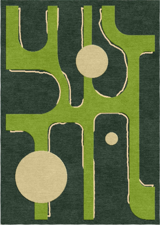 Pluriforma Vinger Handmade Tufted Wool Carpet - Headshot