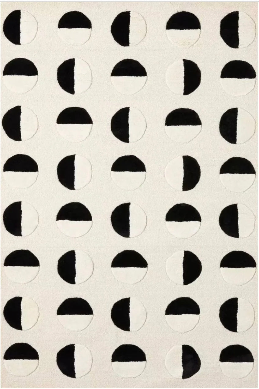Halfmoon Deeper Handmade Tufted Wool Carpet - Headshot