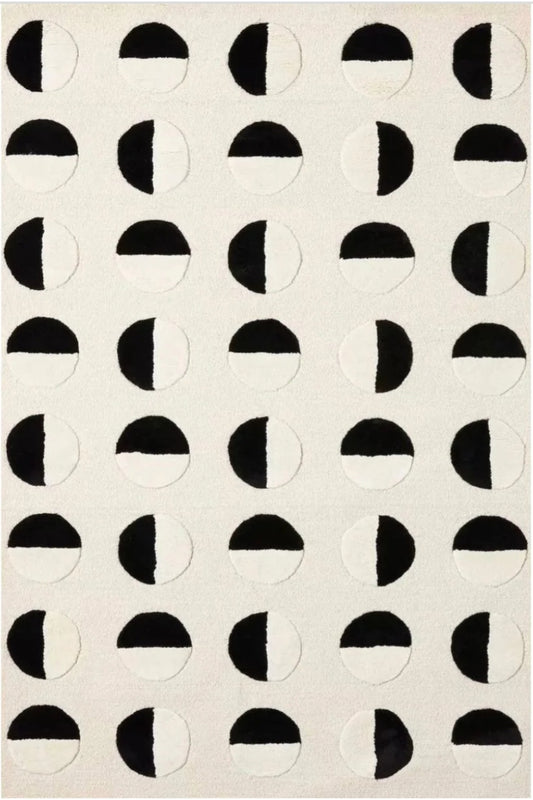 Halfmoon Deeper Handmade Tufted Wool Carpet - Headshot