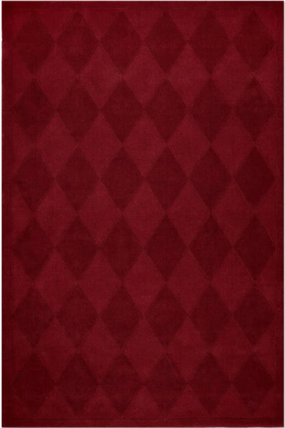 Diamond Arygyle Handmade Tufted Wool Carpet - Headshot