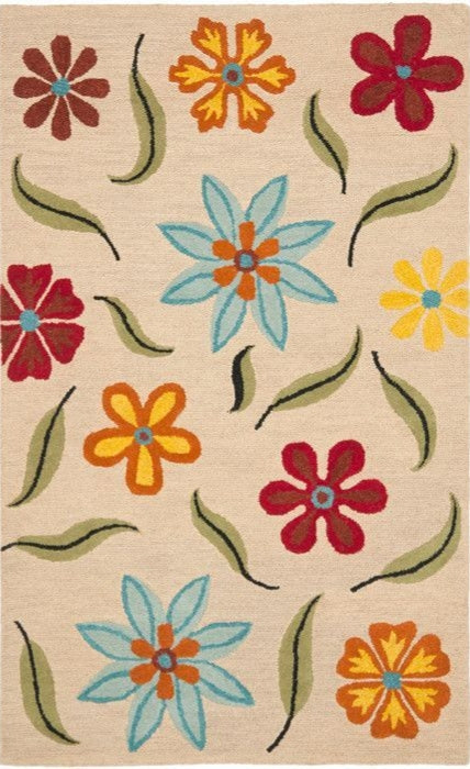 Flowerpot Swing Handmade Tufted Wool Carpet - Headshot
