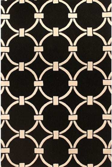 Imperial Charcoal Handmade Tufted Wool Carpet - Headshot