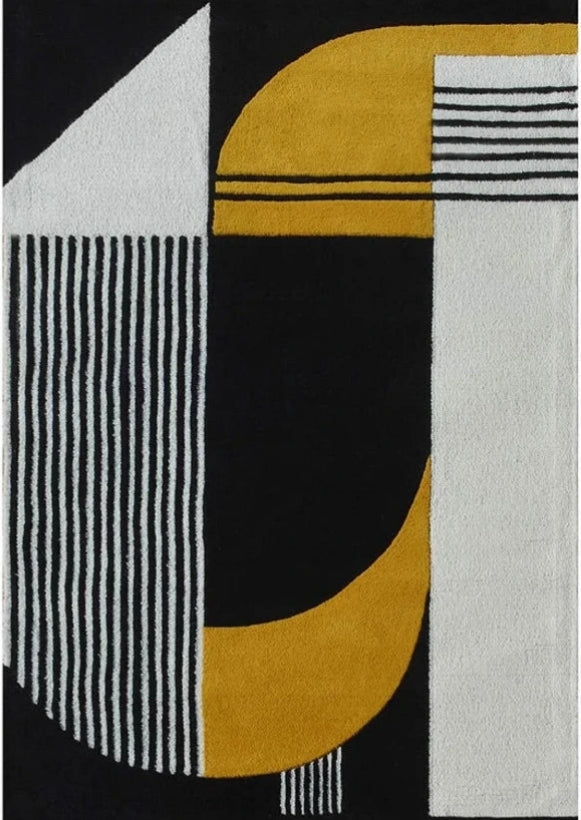 Alkaline Boult Handmade Tufted Wool Carpet - Headshot