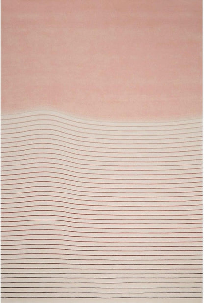 Mistric Wavy Handmade Tufted Wool Carpet - Headshot