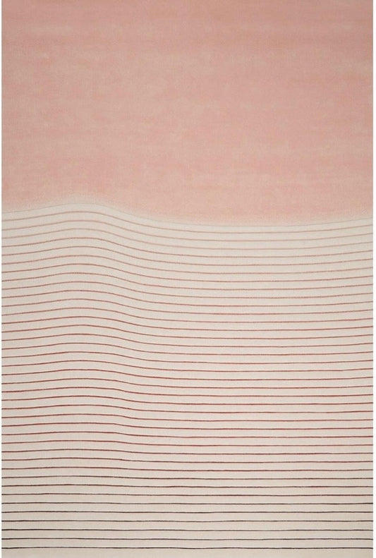 Mistric Wavy Handmade Tufted Wool Carpet - Headshot