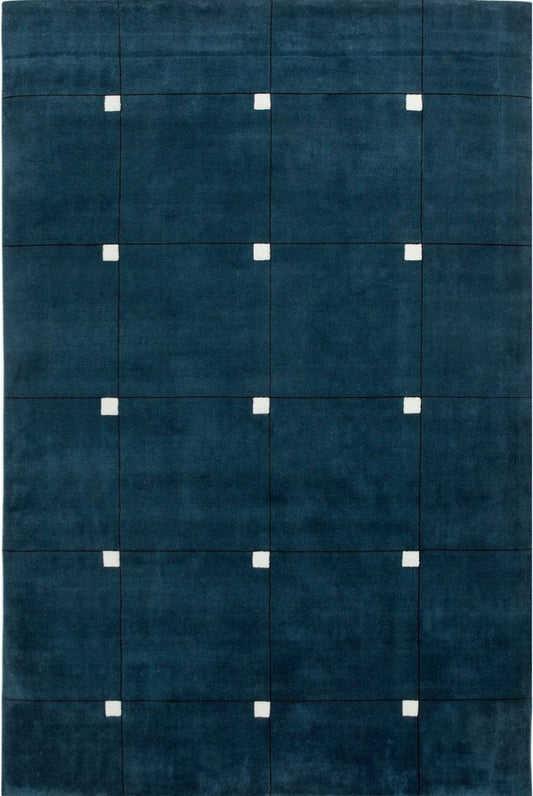 Dark Knight Handmade Tufted Wool Carpet - Headshot