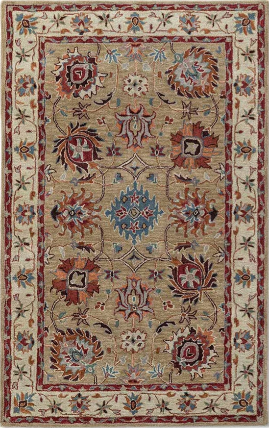 Arora Beetle Handmade Tufted Wool Carpet - Headshot
