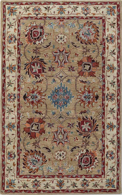 Arora Beetle Handmade Tufted Wool Carpet - Headshot