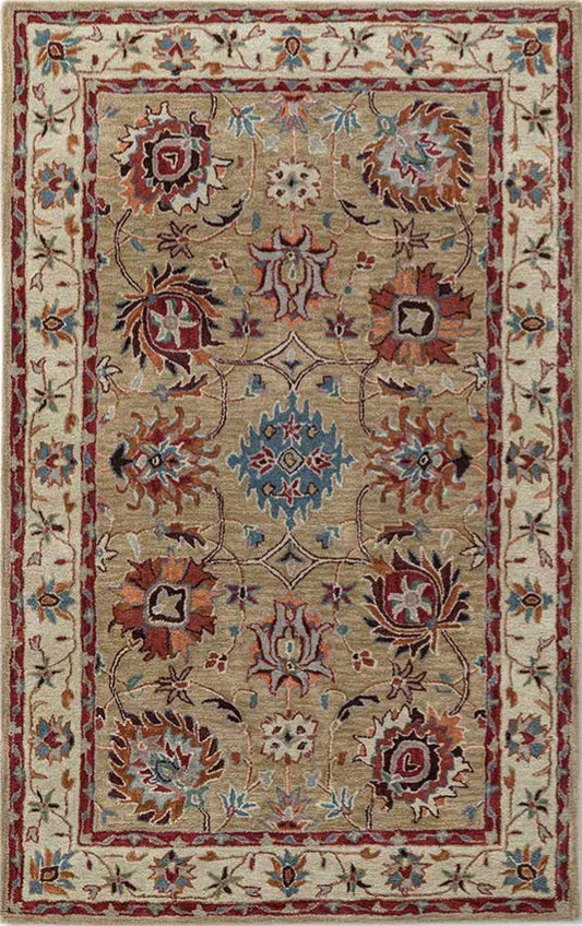 Arora Beetle Handmade Tufted Wool Carpet - Headshot