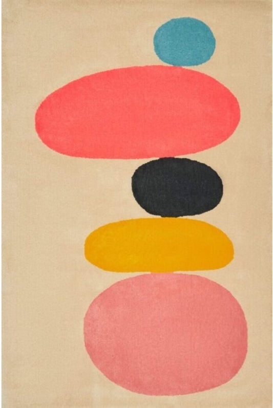 Pabblo Picasso Handmade Tufted Wool Carpet - Headshot