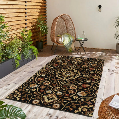 Oriental Cascade Handmade Tufted Wool Carpet - Floorshot