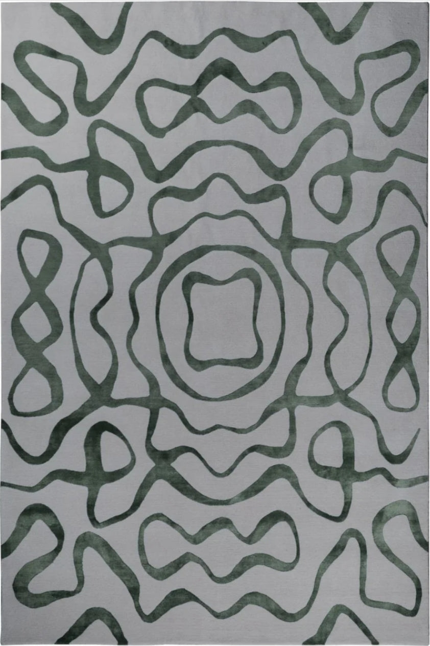 Sonix Spruce Handmade Tufted Wool Carpet - Headshot