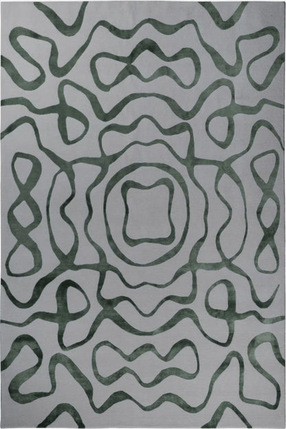 Sonix Spruce Handmade Tufted Wool Carpet - Headshot