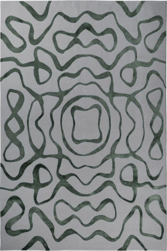 Sonix Spruce Handmade Tufted Wool Carpet - Headshot