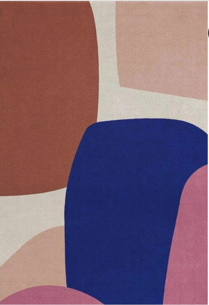 Deep Mellow Handmade Tufted Wool Carpet - Headshot
