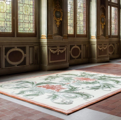 Empress Coral Handmade Tufted Wool Carpet - Floorshot
