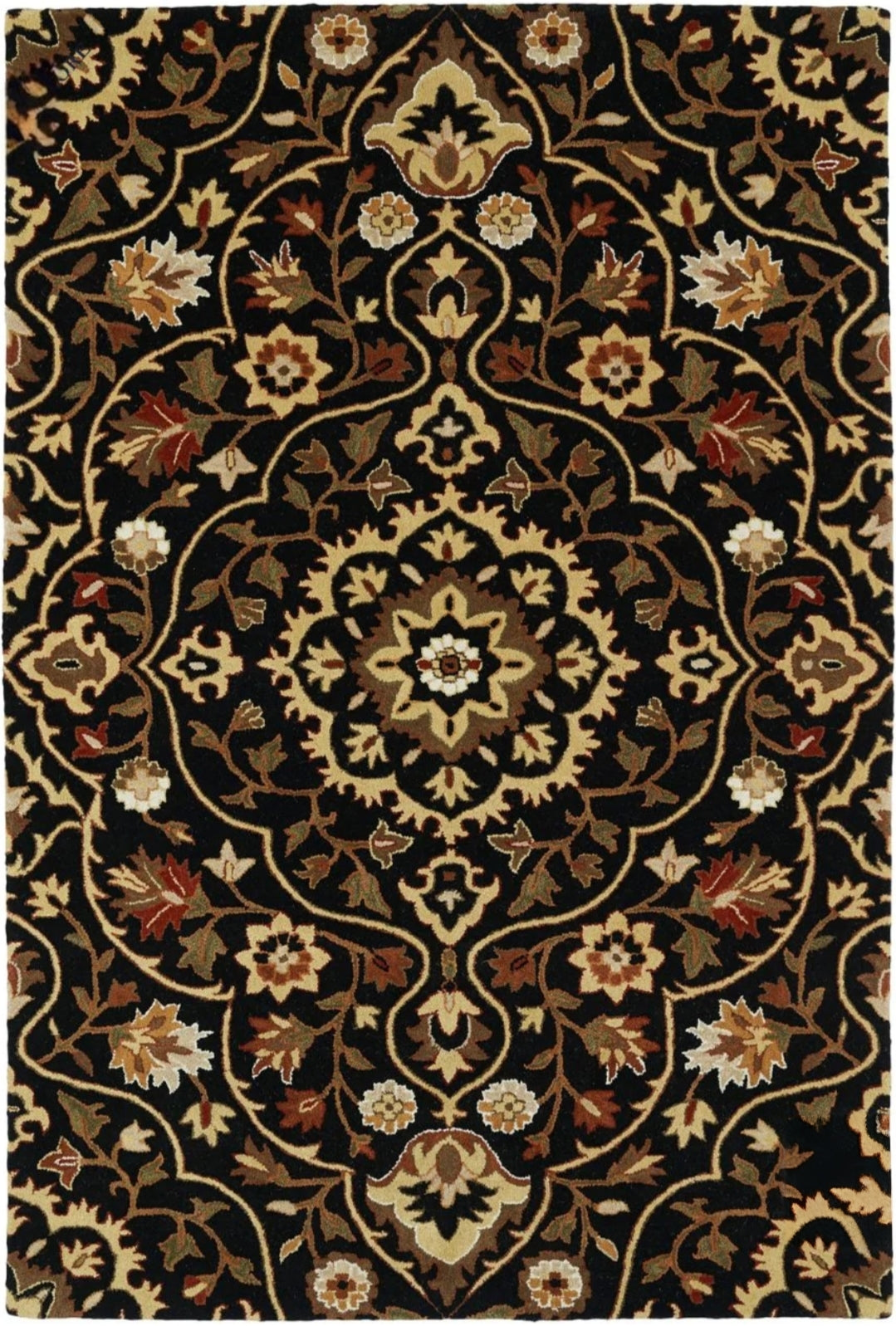 Oriental Cascade Handmade Tufted Wool Carpet - Headshot