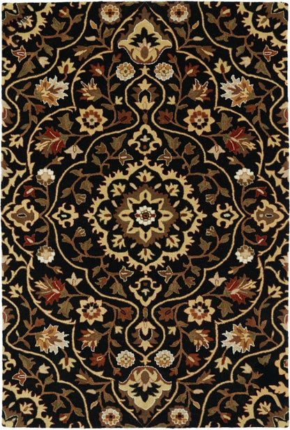 Oriental Cascade Handmade Tufted Wool Carpet - Headshot