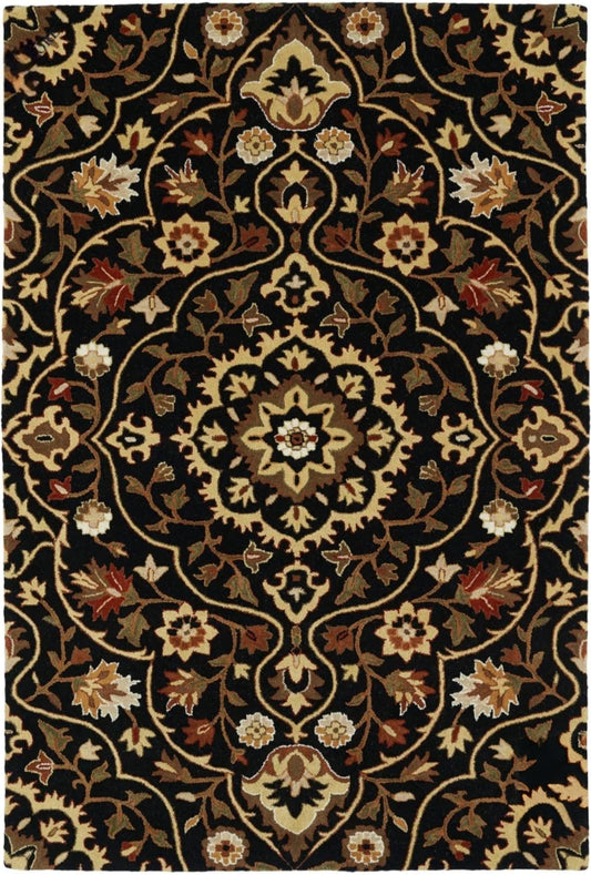 Oriental Cascade Handmade Tufted Wool Carpet - Headshot
