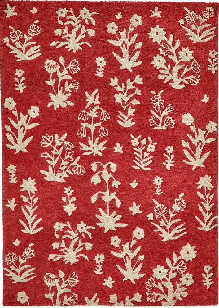 Twilight Arch Handmade Tufted Wool Carpet - Headshot