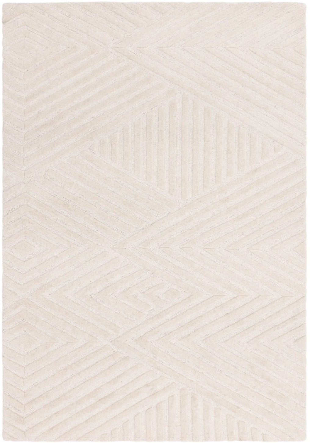 Aqua Rise Handmade Tufted Wool Carpet - Headshot