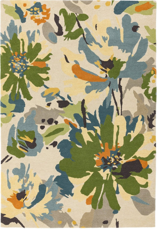 Treasure Quilt Handmade Tufted Wool Carpet - Headshot