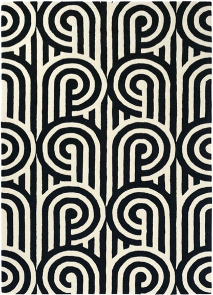 Dewy Charm Handmade Tufted Wool Carpet - Headshot
