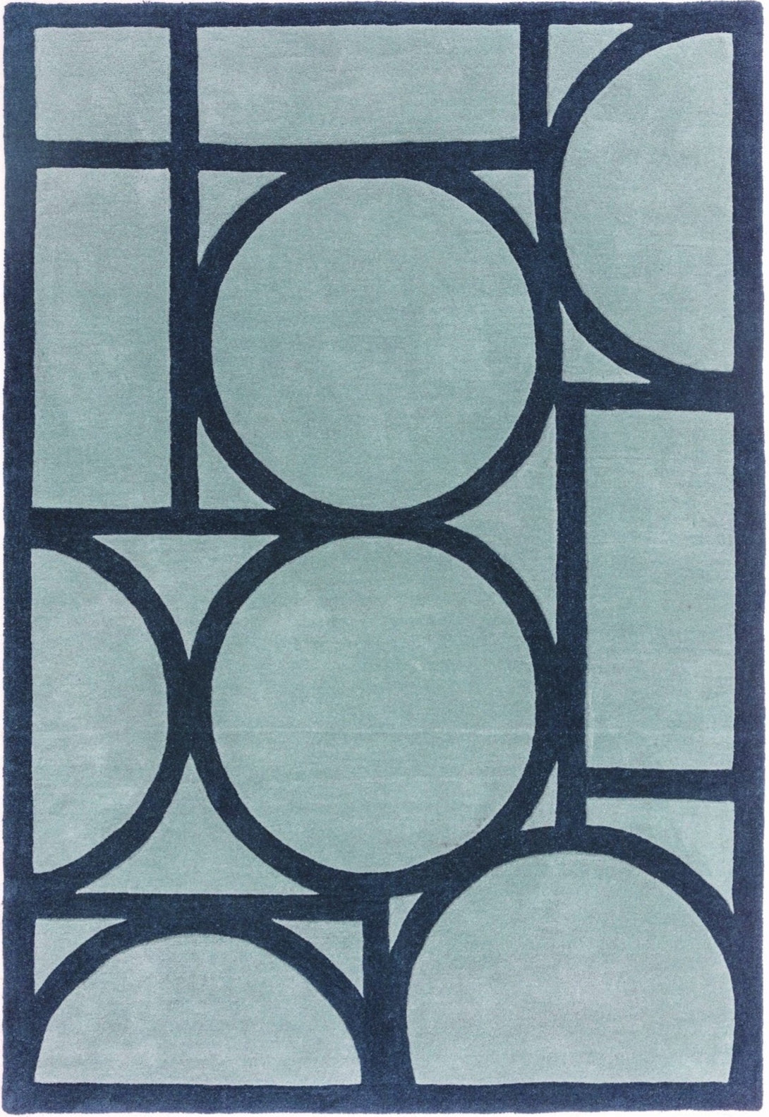 Alpine Franze Handmade Tufted Wool Carpet - Headshot