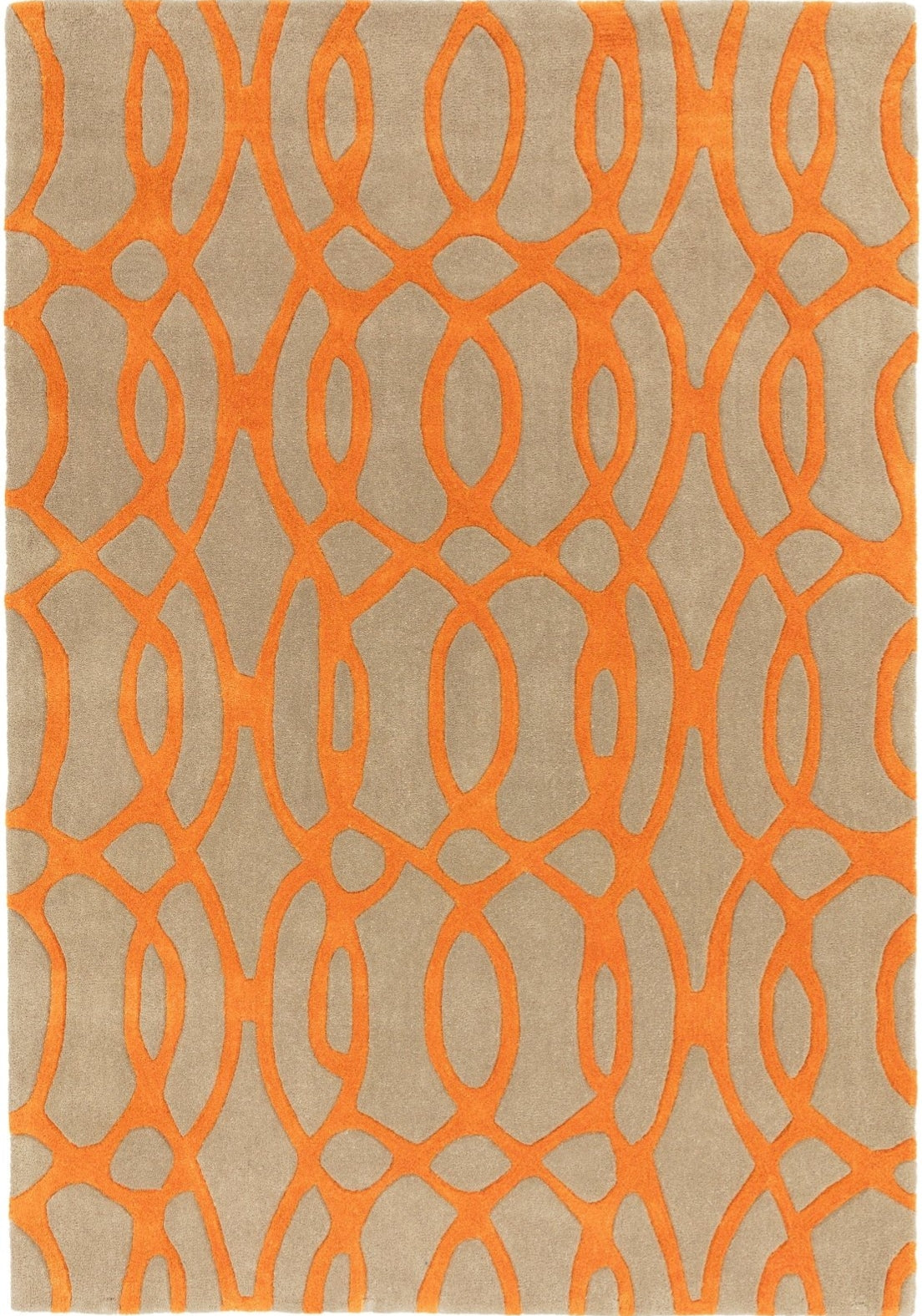Matrix Wire Handmade Tufted Wool Carpet - Headshot