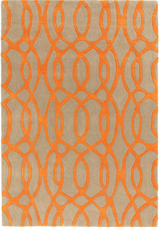 Matrix Wire Handmade Tufted Wool Carpet - Headshot