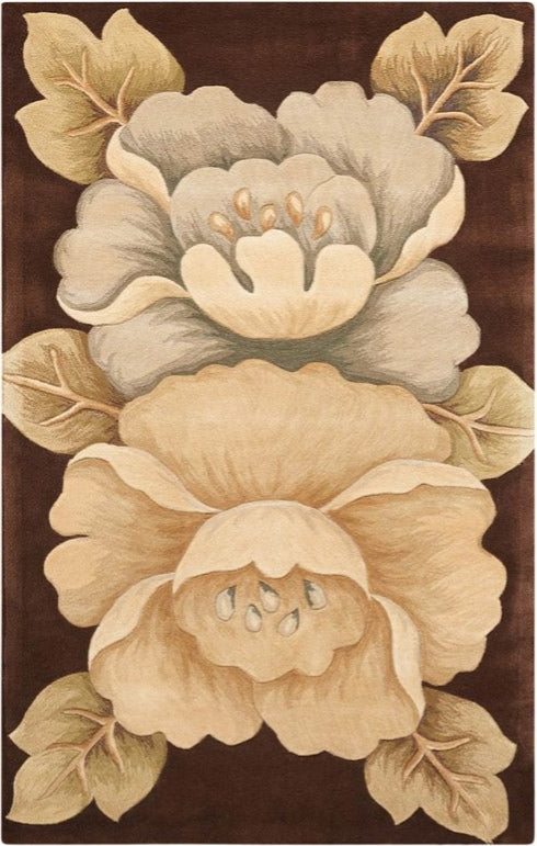 Nourison Tropical Handmade Tufted Wool Carpet - Headshot 