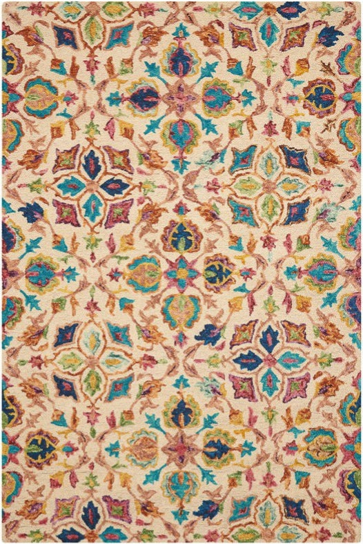 Vivid Twilight Handmade Tufted Wool Carpet - Headshot
