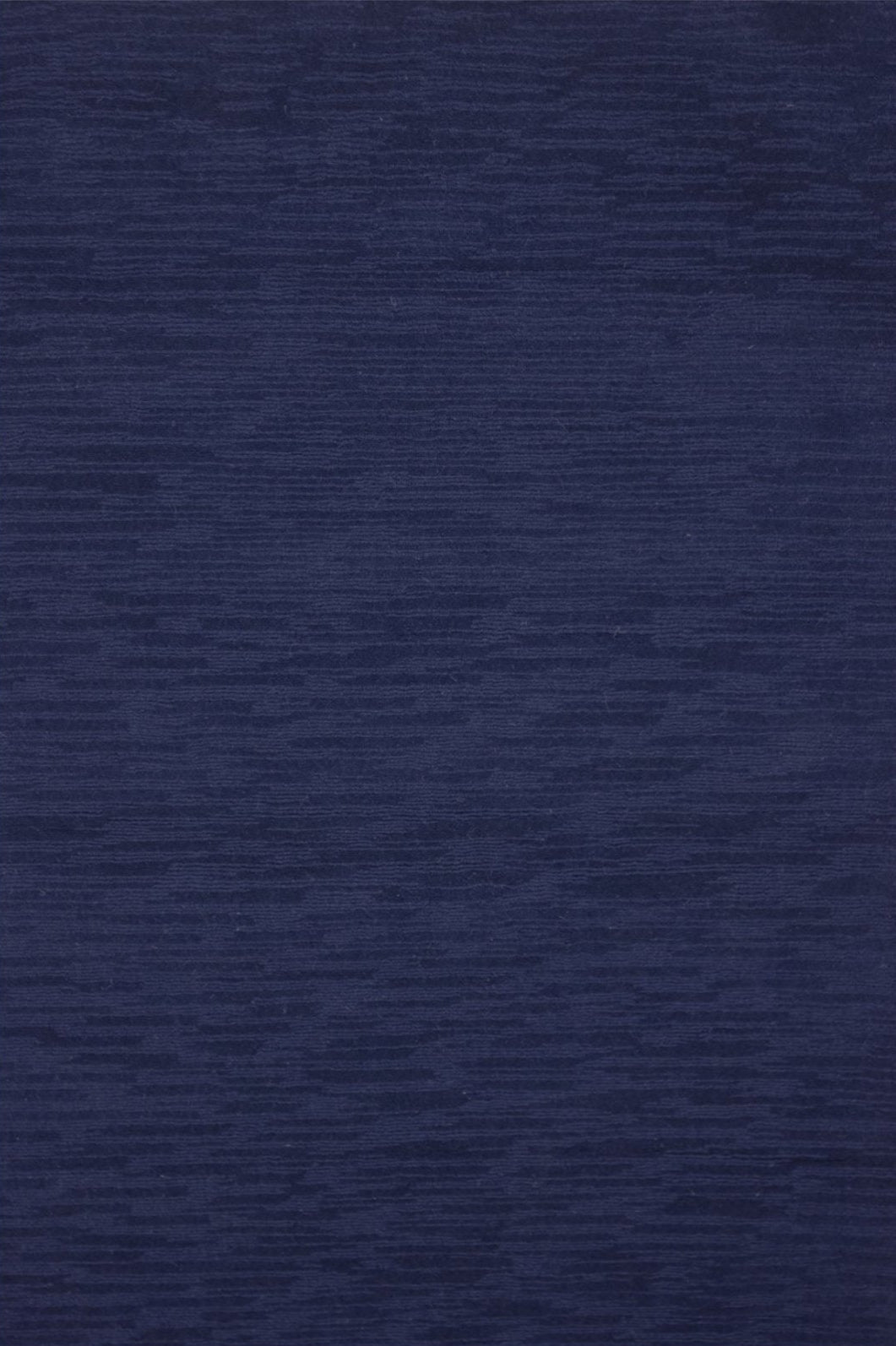 Indigo Korean Handmade Tufted Wool Carpet - Headshot