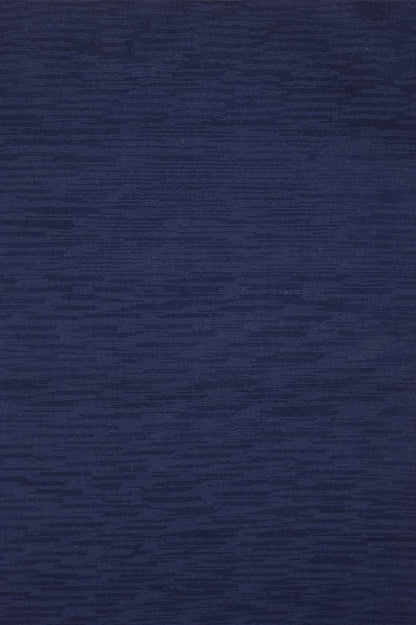 Indigo Korean Handmade Tufted Wool Carpet - Headshot
