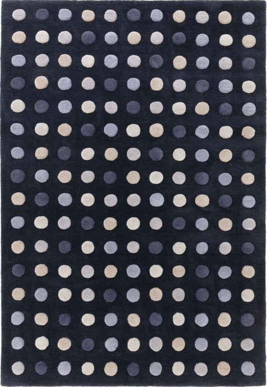 Atlantic Dotted Handmade Tufted Wool Carpet - Headshot